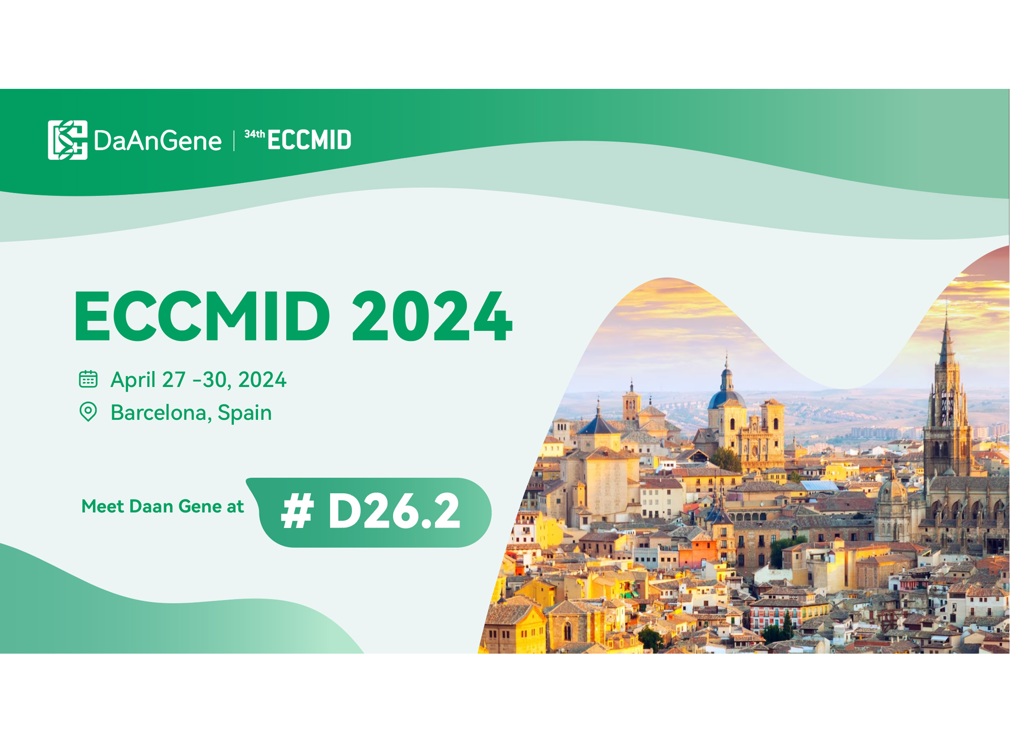 Join Daan Gene at ECCMID 2024 in Barcelona!